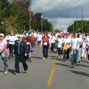 Participants at Run for the Cure 2008