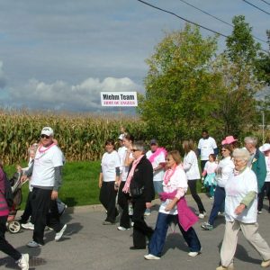 Participants at Run for the Cure 2008