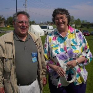 Peter VA3PWH and Mayor Nancy Diamond