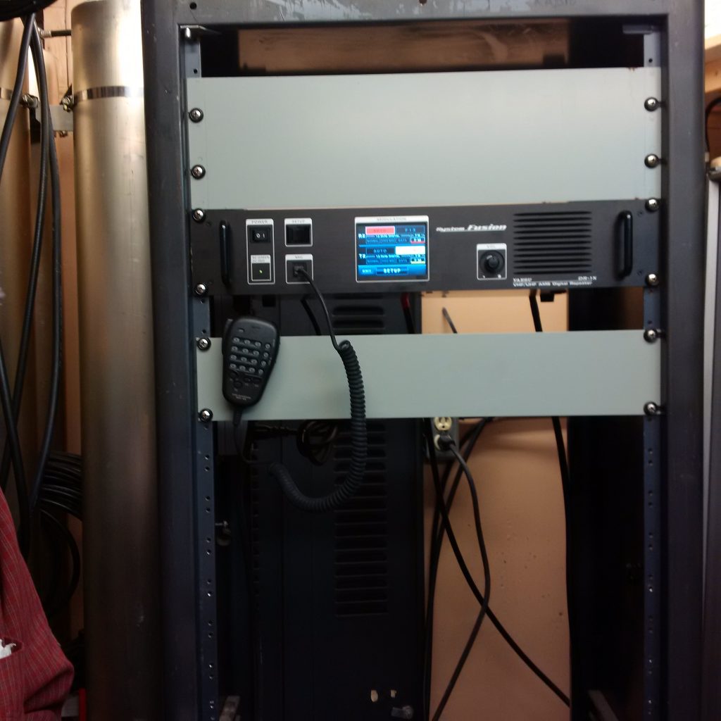 Installation of New Yaesu Fusion Repeaters North Shore ARC