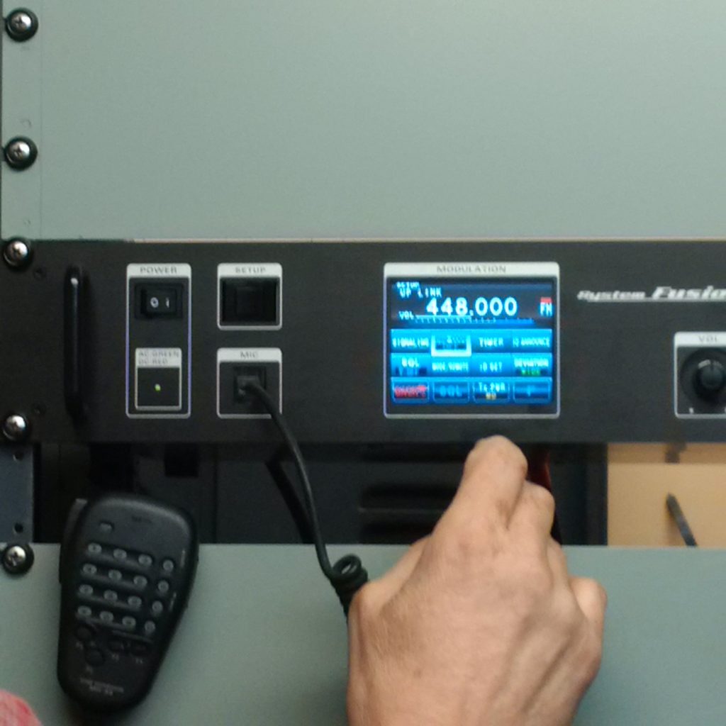 Installation of New Yaesu Fusion Repeaters North Shore ARC