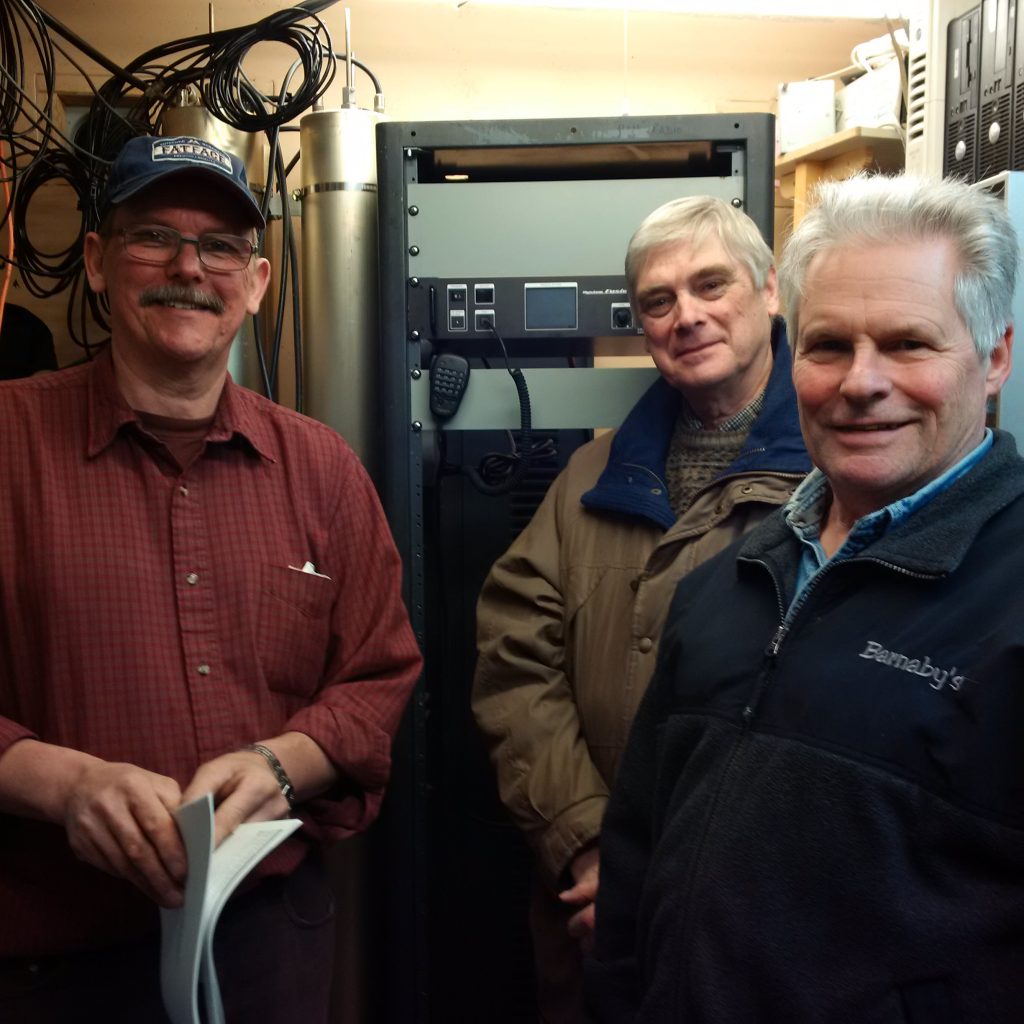 Installation of New Yaesu Fusion Repeaters North Shore ARC