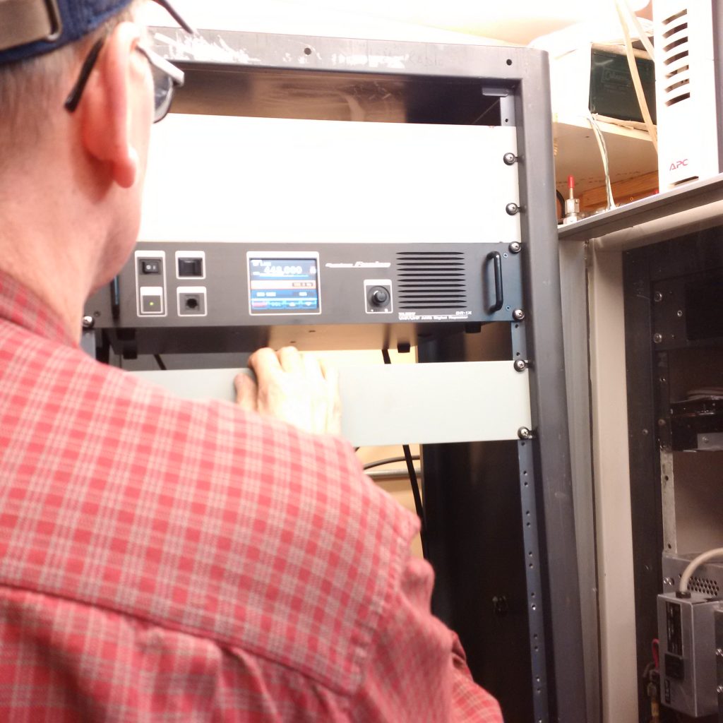 Installation of New Yaesu Fusion Repeaters North Shore ARC