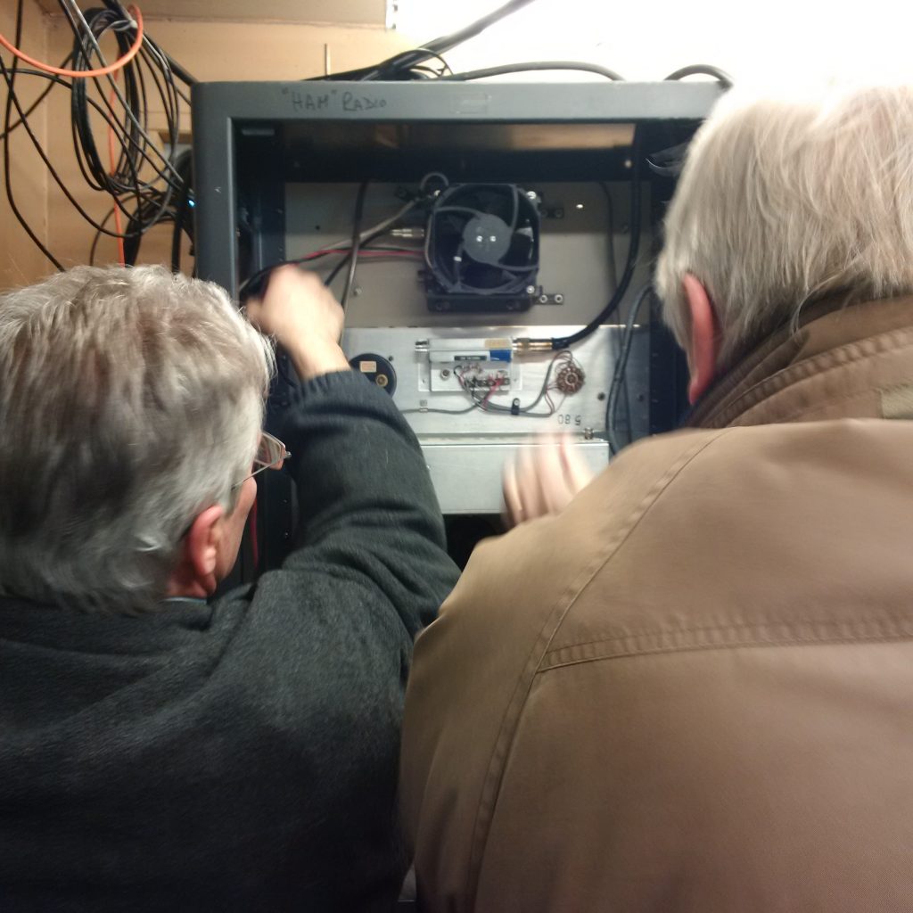 Installation of New Yaesu Fusion Repeaters North Shore ARC