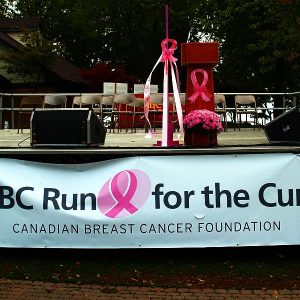 CIBC Run for the Cure Banner in 2009