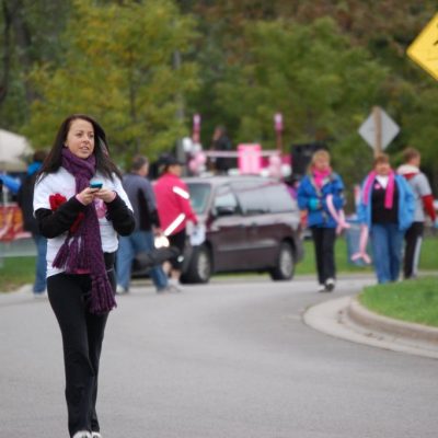 Participants at the Run for the Cure 2011