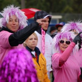 Participants at the Run for the Cure 2011